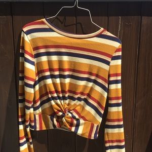 Long sleeve striped shirt